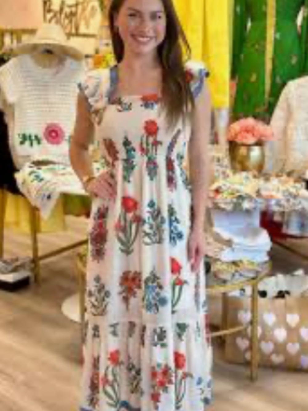 THML Smocked Floral Dress - Picture 5 of 5